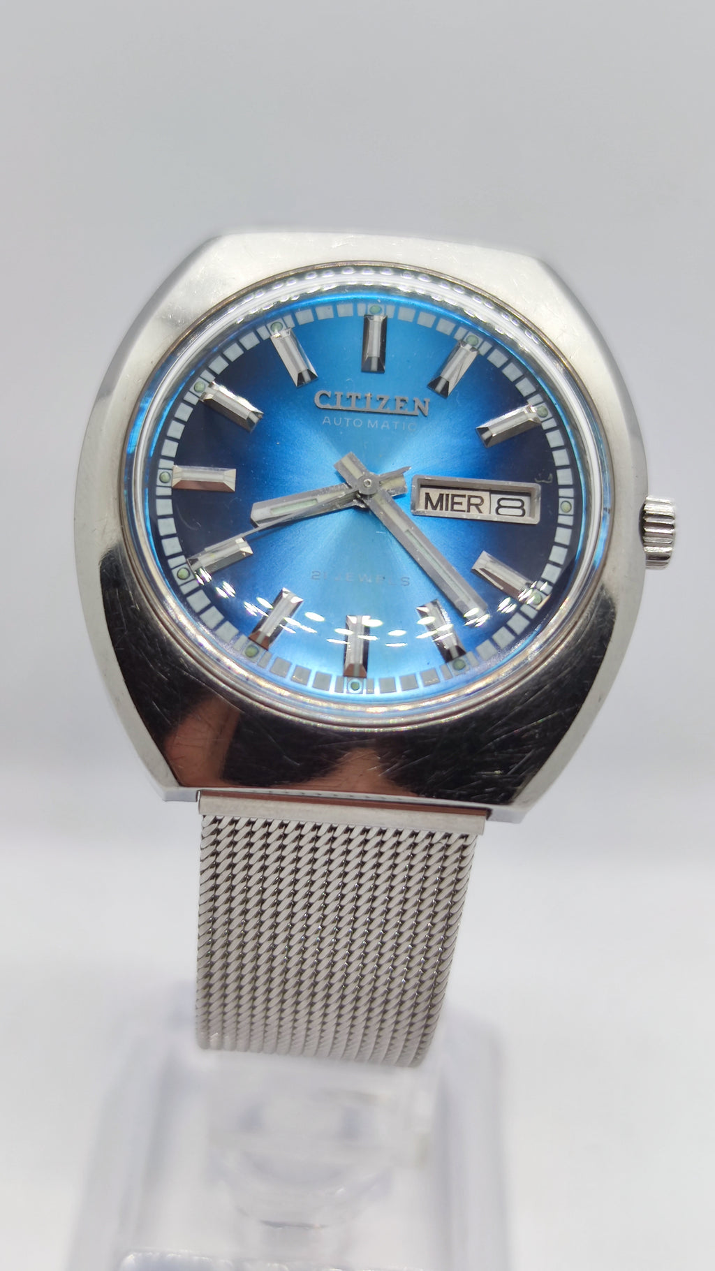 Citizen Citizen Automatic Vintage anni '70 - Cal. 6501 - Quadrante Blu Degradé - 21 Jewels
