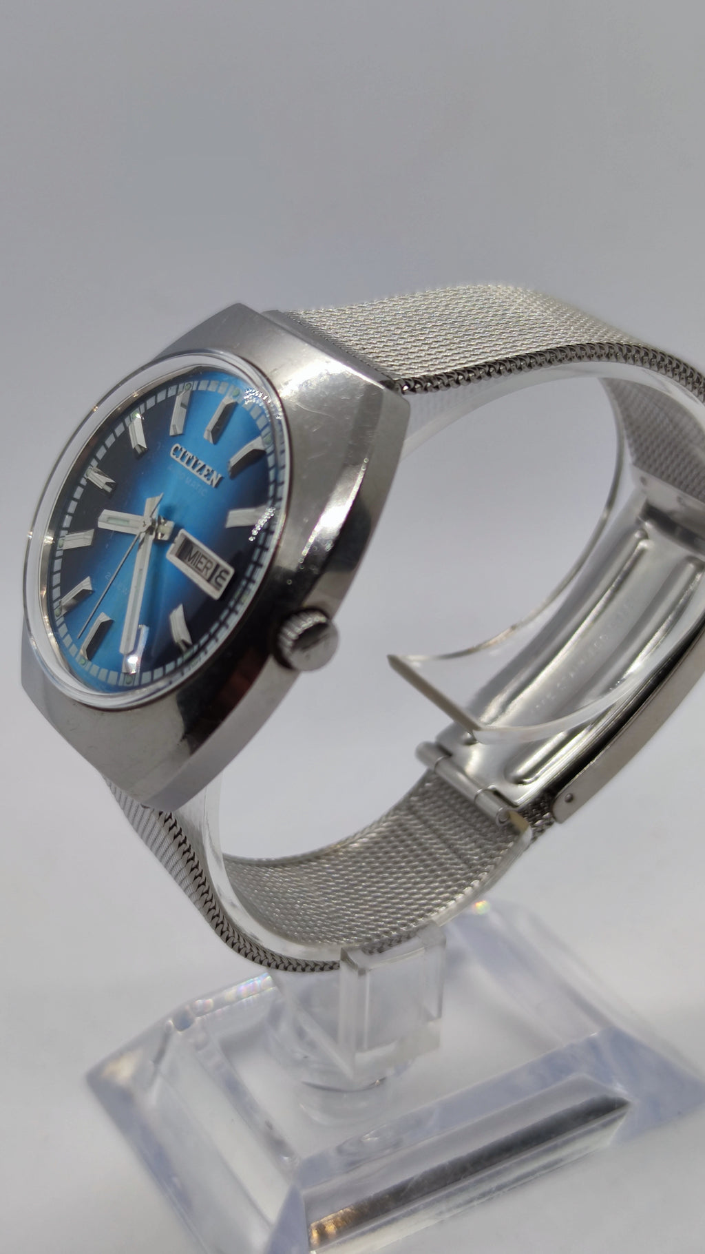 Citizen Citizen Automatic Vintage anni '70 - Cal. 6501 - Quadrante Blu Degradé - 21 Jewels