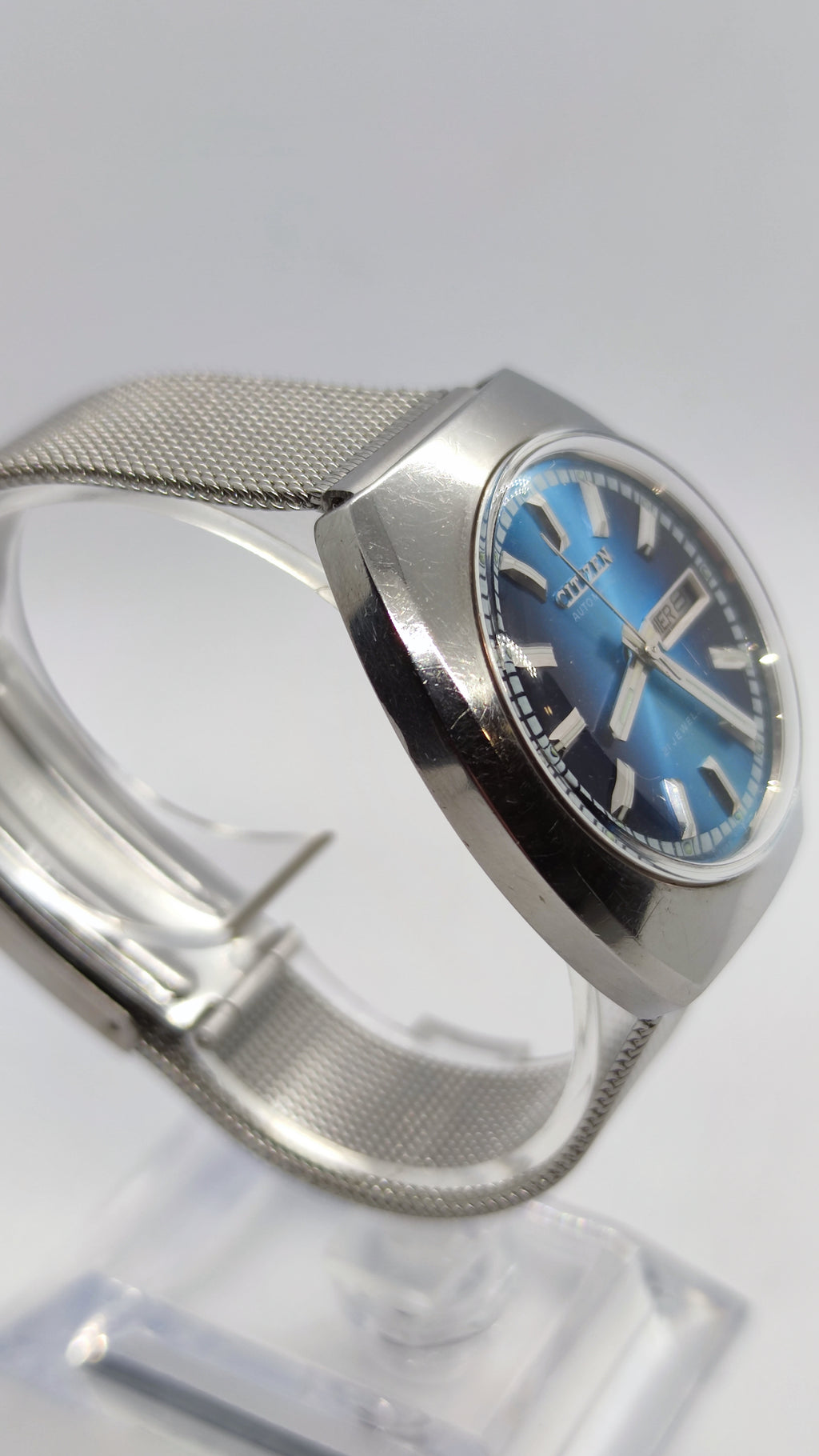 Citizen Citizen Automatic Vintage anni '70 - Cal. 6501 - Quadrante Blu Degradé - 21 Jewels