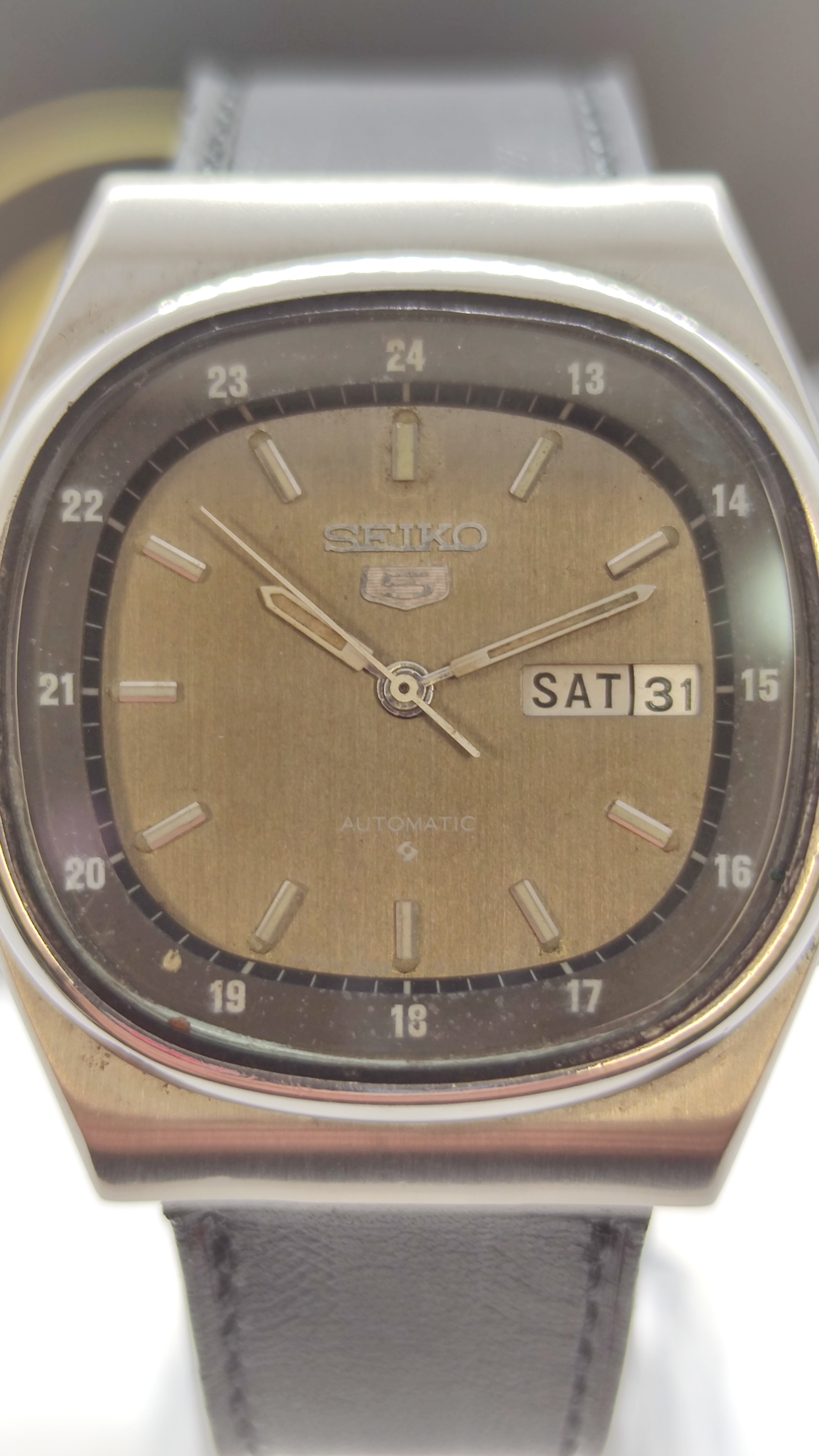Seiko 5 Automatic "TV Screen" Vintage anni '70 – Cal. 6309